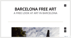 Desktop Screenshot of barcelonafreeart.net