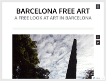 Tablet Screenshot of barcelonafreeart.net